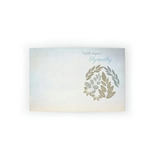 Elegant Deepest Sympathy Greeting Cards - Matte - Dipaliz