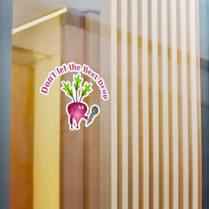 Paper Products - Don’t Let the Beat Drop Music Sticker Kiss Cut Vinyl - Dipaliz