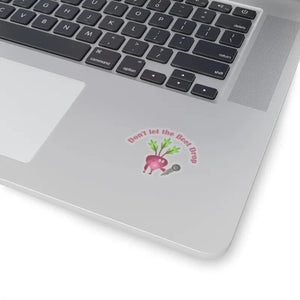 Paper Products - Kiss Cut Stickers - Beet Drop Vinyl Decals - Dipaliz