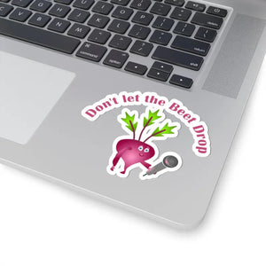 Paper Products - Kiss Cut Stickers - Beet Drop Vinyl Decals - Dipaliz