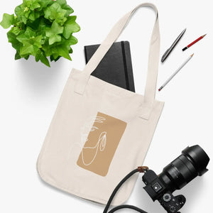Organic Cotton Canvas Tote Bag - Abstract Woman - Dipaliz - Bags
