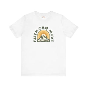 Soft Cotton T-shirt - Faith can Move Mountains - Dipaliz - T-shirts - 3xl