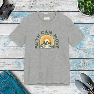 Soft Cotton T-shirt - Faith can Move Mountains - Dipaliz - T-shirts - 3xl