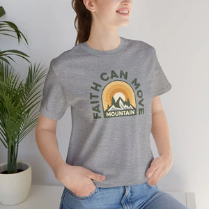 Soft Cotton T-shirt - Faith can Move Mountains - Dipaliz - T-shirts - 3xl