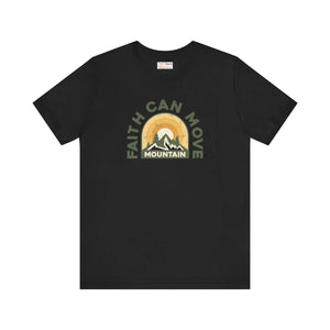 Soft Cotton T-shirt - Faith can Move Mountains - Dipaliz - T-shirts - 3xl