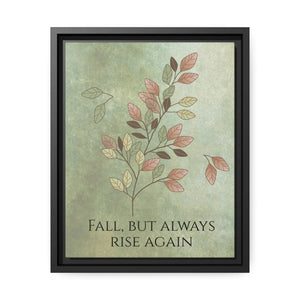 Rise Again Matte Canvas – Black Frame - Dipaliz - Posters Prints & Visual Artwork