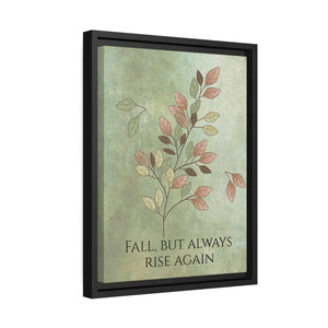 Rise Again Matte Canvas – Black Frame - Dipaliz - Posters Prints & Visual Artwork