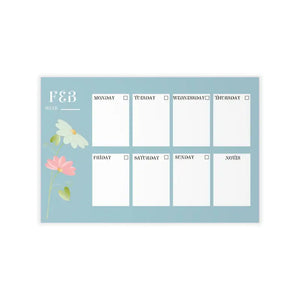 Wall Decals February Planner Durable Polyester Art - Dipaliz - 18″ x 12″ - Home Decor
