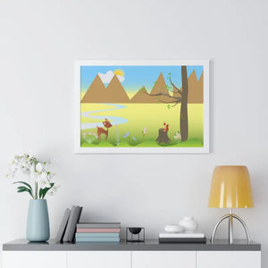 Framed Horizontal Poster - Flora Fauna Archive Art - Dipaliz - Posters Prints & Visual Artwork