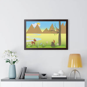 Framed Horizontal Poster - Flora Fauna Archive Art - Dipaliz - Posters Prints & Visual Artwork