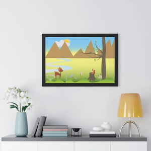 Framed Horizontal Poster - Flora Fauna Archive Art - Dipaliz - Posters Prints & Visual Artwork