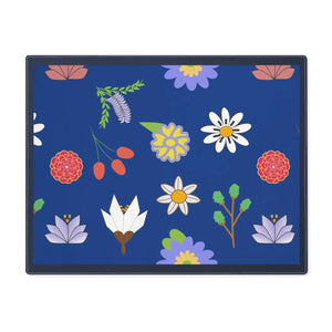 Blue Flowers Placemat – Cotton Table Decor - Dipaliz - Placemats
