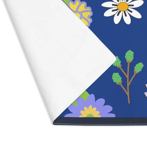Blue Flowers Placemat – Cotton Table Decor - Dipaliz - Placemats