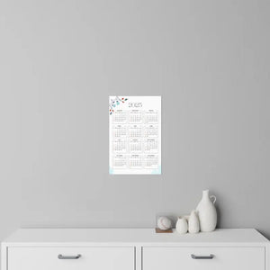 Wall Decals Floral Calendar - Durable Polyester Design - Dipaliz - Home Decor