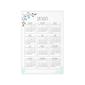 Wall Decals Floral Calendar - Durable Polyester Design - Dipaliz - Home Decor