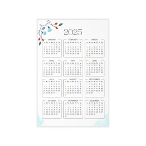 Floral Calendar Wall Decals - Durable Polyester - Dipaliz - Home Decor
