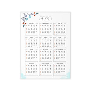 Floral Calendar Wall Decals - Durable Polyester - Dipaliz - Home Decor