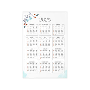 Floral Calendar Wall Decals - Durable Polyester - Dipaliz - Home Decor
