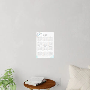 Floral Calendar Wall Decals - Durable Polyester - Dipaliz - Home Decor