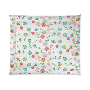 Floral Pattern Comforter - Quilts & Comforters