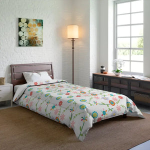 Floral Pattern Comforter - Quilts & Comforters