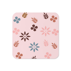 Vibrant Floral Coaster - Heat Resistant Pink Design - Dipaliz - Coasters