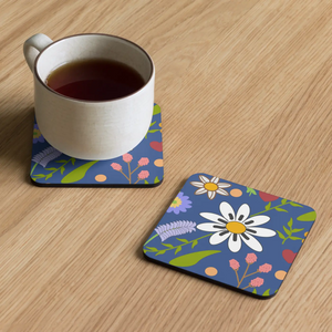 Trendy Floral Coaster - Hardboard Mdf - Dipaliz - Coasters