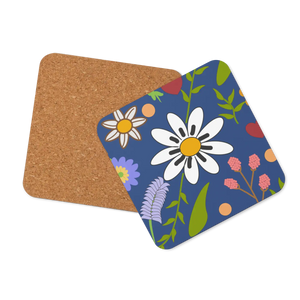 Trendy Floral Coaster - Hardboard Mdf - Dipaliz - Coasters