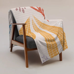 Soft Silk Touch Floral Blanket – Polyester - Dipaliz - Blankets