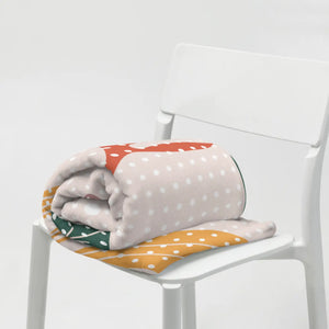 Soft Silk Touch Floral Blanket – Polyester - Dipaliz - Blankets
