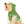 Floral Green Dog Hoodie - White Rib Color Comfort - Dipaliz - Pet Hoodies
