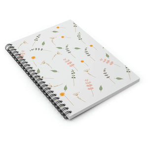 Vibrant Notebook Ruled Line - Floral Spiral Journal - Dipaliz - Office Supplies