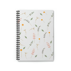 Vibrant Notebook Ruled Line - Floral Spiral Journal - Dipaliz - Office Supplies