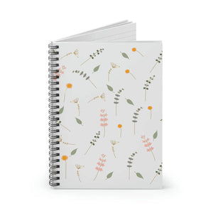 Vibrant Notebook Ruled Line - Floral Spiral Journal - Dipaliz - Office Supplies