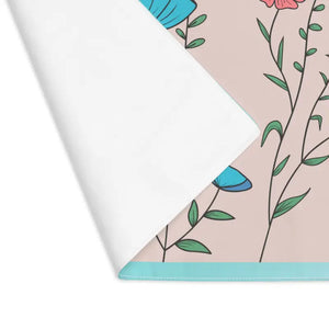 Pink Floral Placemats - Bold Dining Style - Idigitalstock - 18’’ × 14’’
