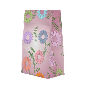 Vibrant Floral Pattern Lunch Bag Polyester Insulated Dipaliz - Bags