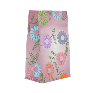 Vibrant Floral Pattern Lunch Bag Polyester Insulated Dipaliz - Bags