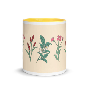 Vibrant Floral Pink Ceramic Mug - Chic Coffee Style - Dipaliz - Mugs