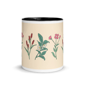 Vibrant Floral Pink Ceramic Mug - Chic Coffee Style - Dipaliz - Mugs