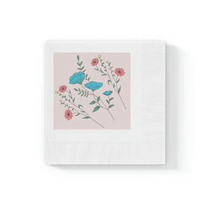 White Coined Napkins – Modern Party Paper - Dipaliz