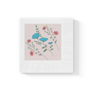 White Coined Napkins – Modern Party Paper - Dipaliz