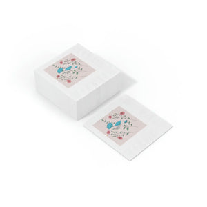 White Coined Napkins – Modern Party Paper - Dipaliz