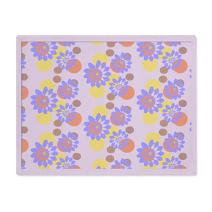 Floral Purple Placemat – Premium Cotton Decor - Dipaliz - Placemats