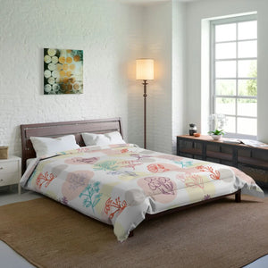 Floral Print Polyester Comforter – Soft Bedding - Dipaliz - Quilts & Comforters