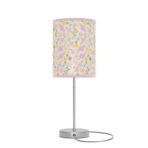 Floral Print Lamp on a Stand Us|ca Plug - Lamps