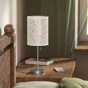 Floral Print Lamp on a Stand Us|ca Plug - Lamps