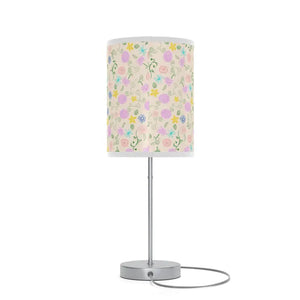 Floral Print Lamp on a Stand Us|ca Plug - Lamps