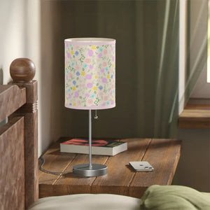 Floral Print Lamp on a Stand Us|ca Plug - Lamps