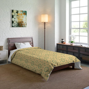 Floral Print Comforter – Eco-friendly Polyester - Dipaliz - Quilts & Comforters