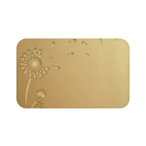 Home Decor - Bath Mat - Golden Dandelions Anti-slip Design - Dipaliz